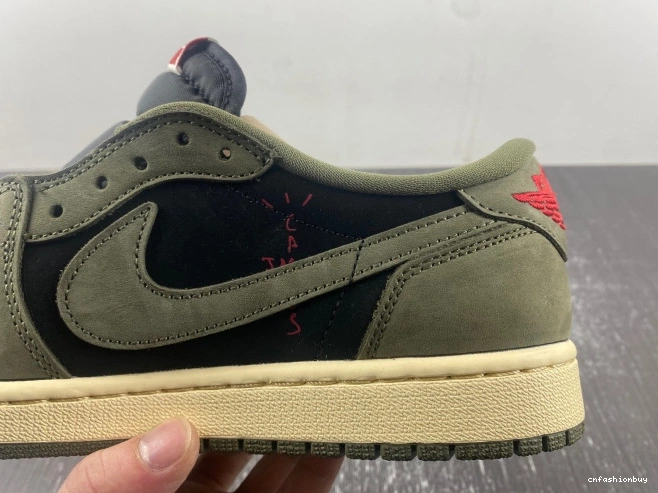 JORDAN OLIVE' OG 'BLACK SP X 1 DM7866-002 SCOTT LOW AIR TRAVIS 1031